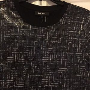 DKNY ladies sequin top